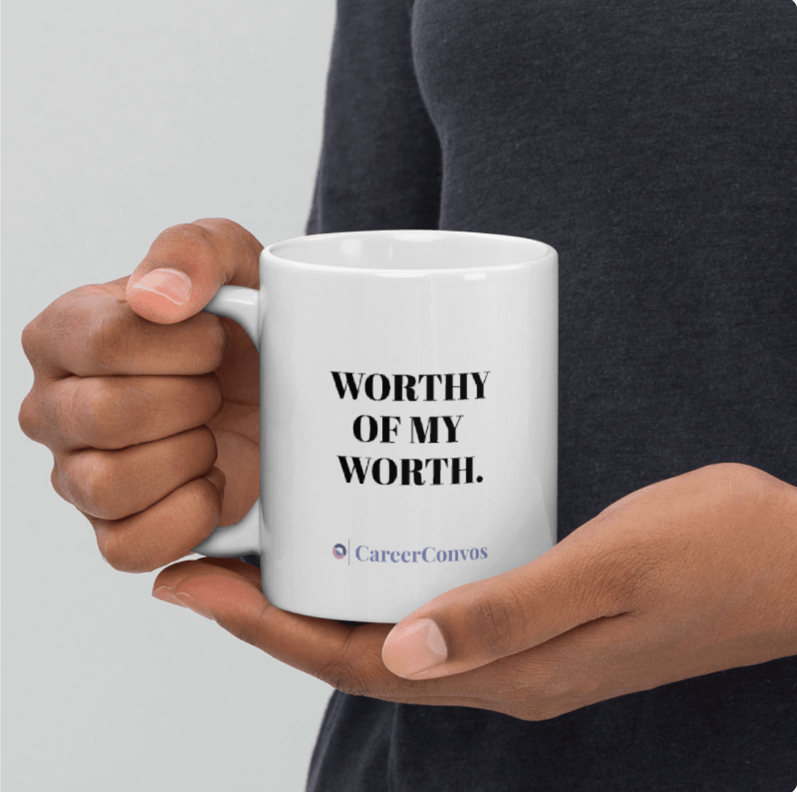 CareerConvos Mug, Worthy