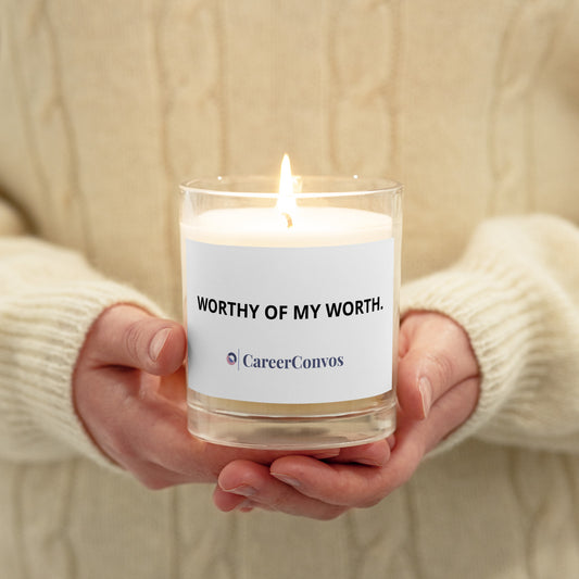 CareerConvos Candle, Worthy